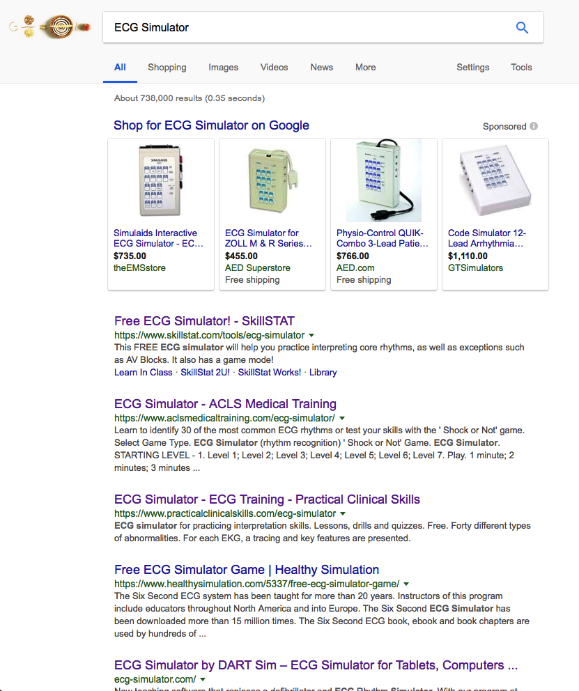ECG Simulator Search Results